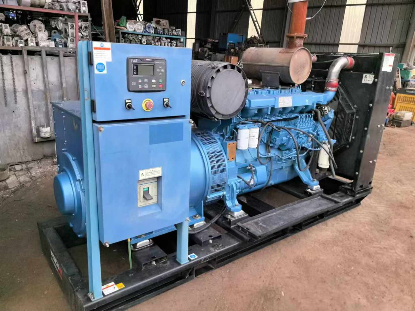 陈巴尔虎500kW 柴油发电机组可带动设备功率的计算公式是什么？